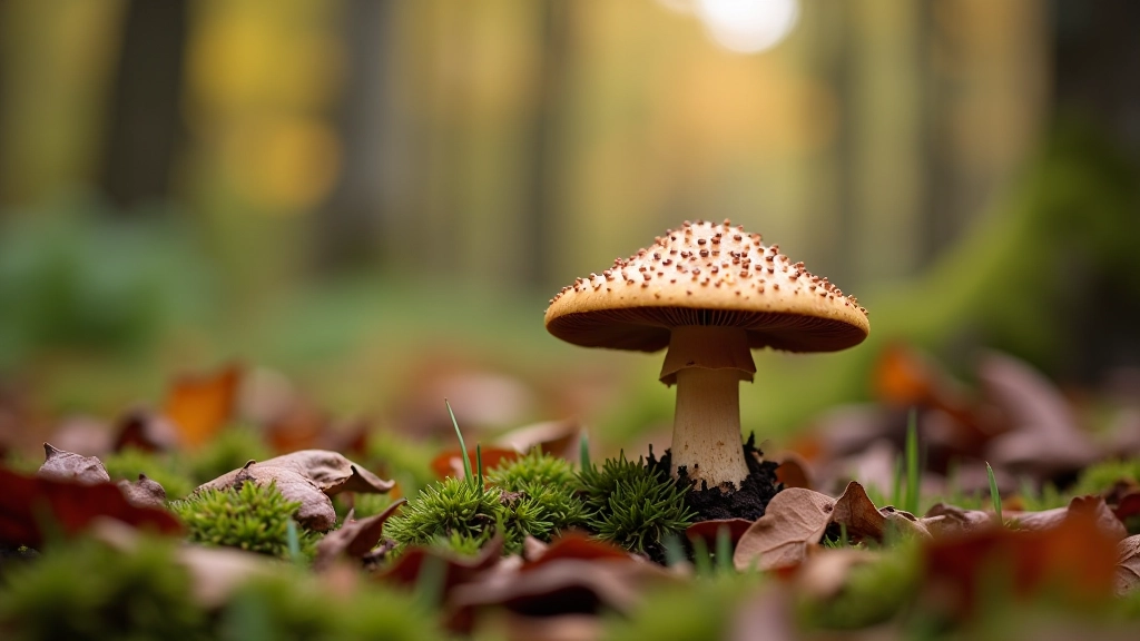 Seniore ar sēņošanas grozu mežā